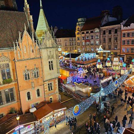 Rynek Market Square Wroclove Tectum Apartments Z Widokiem Na Rynek Breslau Exterior foto