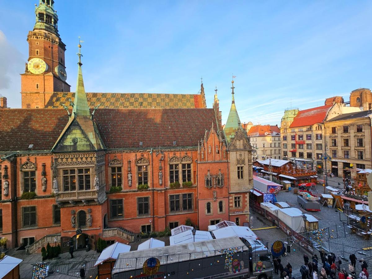 Rynek Market Square Wroclove Tectum Apartments Z Widokiem Na Rynek Breslau Exterior foto
